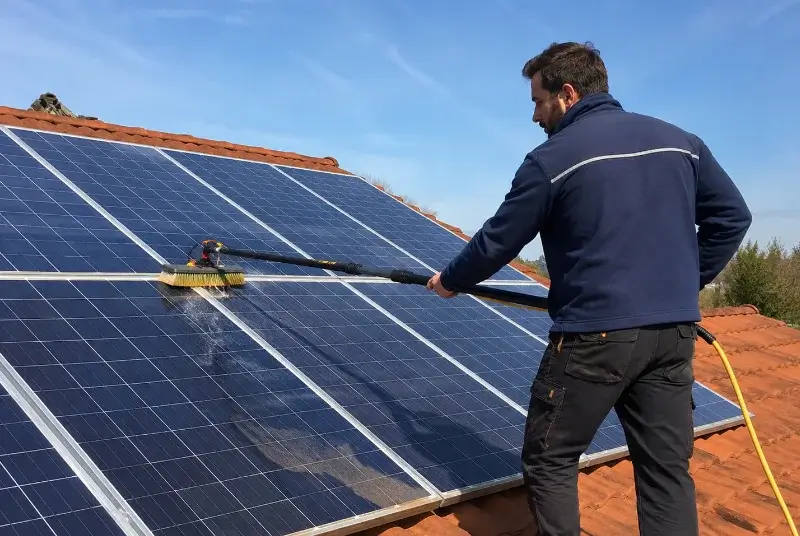 Nettoyage et entretien de panneaux solaires à Busque